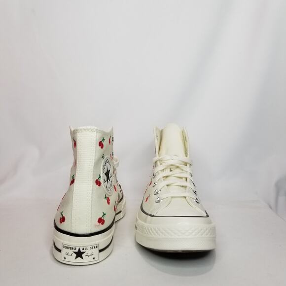 Converse Women's Chuck 70 Cherries Hi Tops Size 7.5 A08863C NWT - Picture 7 of 9
